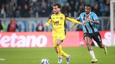 RS – PORTO ALEGRE – 10/08/2025 – BRASILEIRO A 2025, GREMIO X SPORT – Lucas Lima jogador do Sport durante partida contra o Gremio no estadio Arena do Gremio pelo campeonato Brasileiro A 2025. Foto: Maxi Franzoi/AGIF