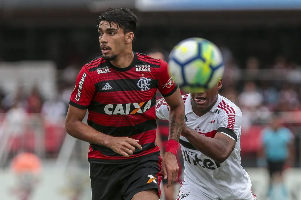 SP – Sao Paulo – 04/11/2018 – Brasileiro A 2018, Sao Paulo x Flamengo – Lucas Paqueta do Flamengo durante partida contra o Sao Paulo no estadio Morumbi pelo campeonato Brasileiro A 2018. Foto: Ale Cabral/AGIF