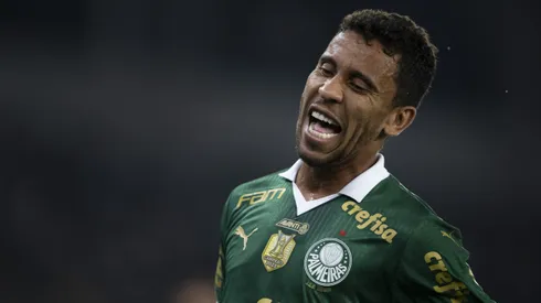 Marcos Rocha jogador do Palmeiras durante partida contra o Botafogo no estadio Engenhao pelo campeonato Brasileiro A 2024.