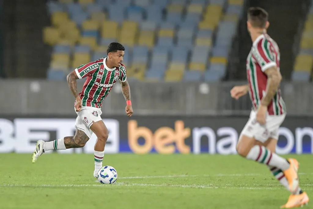 John Kennedy fez apenas três jogos pelo Fluminense desde que voltou do Pachuca. Foto: Thiago Ribeiro/AGIF