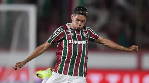 Paulo Baya jogador do Fluminense durante partida contra o Sampaio Correa no estadio Moca Bonita pelo campeonato Carioca 2025. Foto: Thiago Ribeiro/AGIF