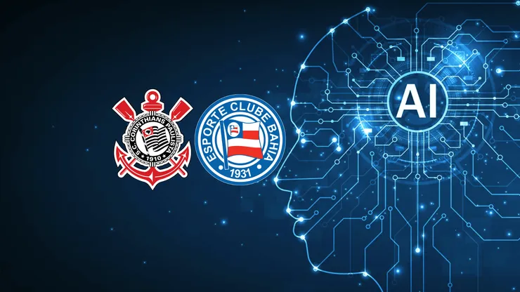 Inteligência artificial crava placar exato de Corinthians x Bahia