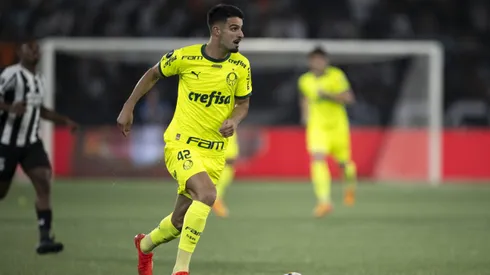 Flaco Lopez jogador do Palmeiras durante partida contra o Botafogo no estadio Engenhao pelo campeonato Copa Libertadores 2024.
