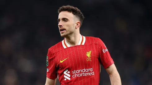 Diogo Jota pelo Liverpool. (Photo by Julian Finney/Getty Images)