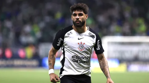 SP - SAO PAULO - 06/08/2025 - COPA DO BRASIL 2025, PALMEIRAS X CORINTHIANS - Yuri Alberto jogador do Corinthians durante partida contra o Palmeiras no estadio Arena Allianz Parque pelo campeonato Copa Do Brasil 2025. Foto: Marcello Zambrana/AGIF