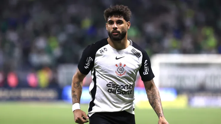 SP - SAO PAULO - 06/08/2025 - COPA DO BRASIL 2025, PALMEIRAS X CORINTHIANS - Yuri Alberto jogador do Corinthians durante partida contra o Palmeiras no estadio Arena Allianz Parque pelo campeonato Copa Do Brasil 2025. Foto: Marcello Zambrana/AGIF