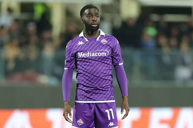 Jonathan Ikoné atuando na Fiorentina-ITA – (Photo by Gabriele Maltinti/Getty Images