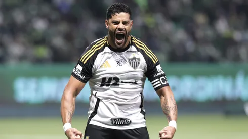 SP – SAO PAULO – 20/07/2025 – BRASILEIRO A 2025, PALMEIRAS X ATLETICO-MG – Hulk jogador do Atletico-MG comemora seu gol durante partida contra o Palmeiras no estadio Arena Allianz Parque pelo campeonato Brasileiro A 2025. Foto: Marcello Zambrana/AGIF