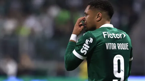 Vitor Roque, jogador do Palmeiras