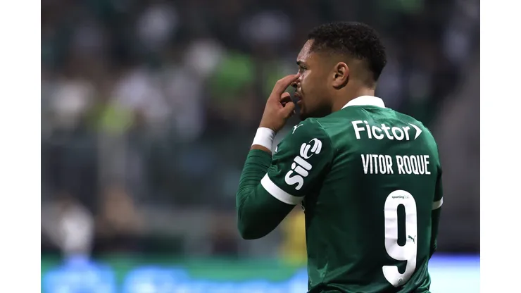 Vitor Roque, jogador do Palmeiras
