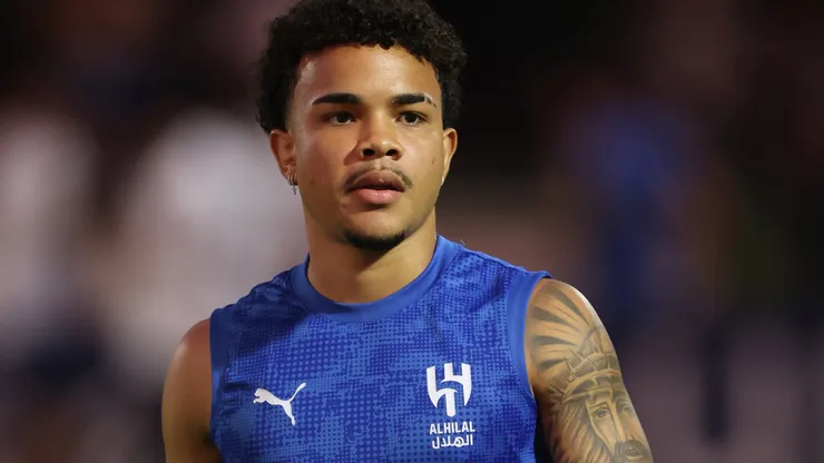 KAIO CESAR durante o treinamento antes da partida entre Al-Hilal e CF Pachuca, válida pela Copa do Mundo de Clubes da FIFA 2025, no Centro de Treinamento Nashville SC, em 25 de junho de 2025, em Nashville, Tennessee. (Foto de Richard Pelham/Getty Images)