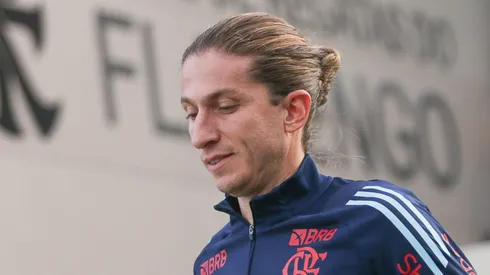 Flamengo aguarda resposta de Filipe Luís sobre renovação de contrato. Foto: Gilvan de Souza/Flamengo