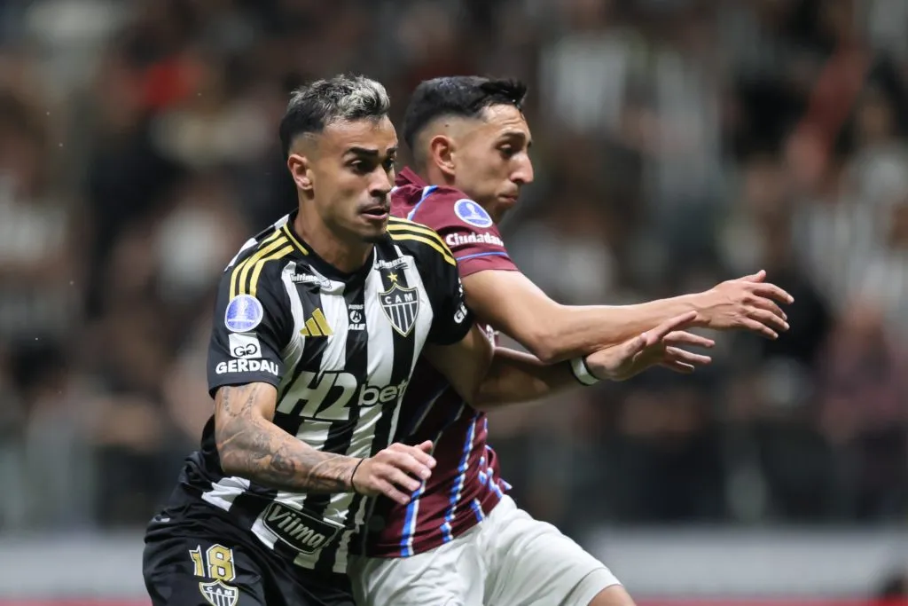 MG – BELO HORIZONTE – 14/08/2025 – COPA SUL-AMERICANA 2025, ATLETICO-MG X GODOY CRUZ – Reinier jogador do Atletico-MG durante partida contra o Godoy Cruz no estadio Arena MRV pelo campeonato Copa Sul-americana 2025. Foto: Gilson Lobo/AGIF