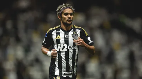 Gustavo Scarpa durante vitória do Atlético-MG na Sul-Americana. Foto: Pedro Souza / Atlético