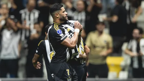 Hulk se tornou o maior artilheiro da Arena MRV. Foto: Pedro Souza / Atlético