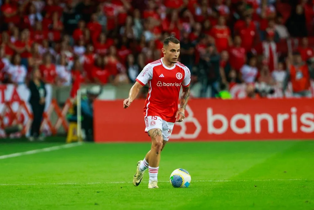 Bruno Gomes se machucou na segunda rodada do Gauchão 2025. Foto: Luiz Erbes/AGIF