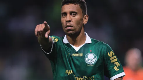 Marcos Rocha durante partida contra o Corinthians no Campeonato Paulista de 2025.