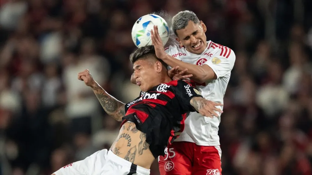 Internacional x Flamengo se enfrentam pelo Brasileirão. Foto: Jorge Rodrigues/AGIF