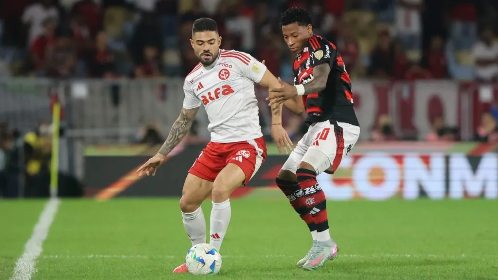 Último jogo entre Internacional e Flamengo. Foto: Ricardo Duarte / Internacional