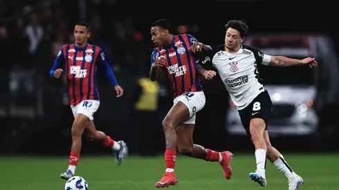 Garro atuando em Corinthians x Bahia pelo Brasileirão 2025