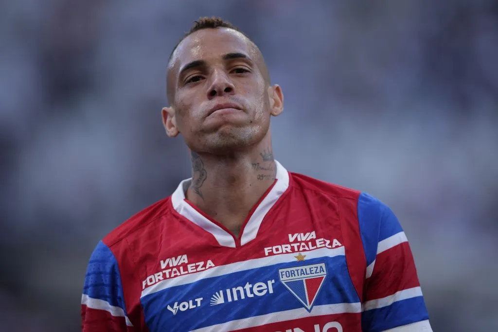 Breno Lopes, atacante do Fortaleza. Foto: Ettore Chiereguini/AGIF