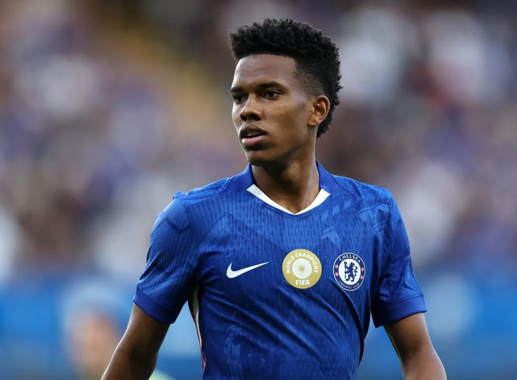 Estreia de Estêvão na Premier League foi aprovada pela torcida do Chelsea. Foto: Eddie Keogh/Getty Images