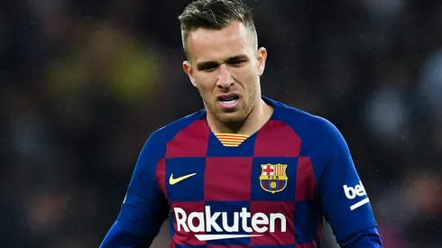 Arthur Melo durante clássico entre Barcelona e Real Madrid na La Liga 2019/20.