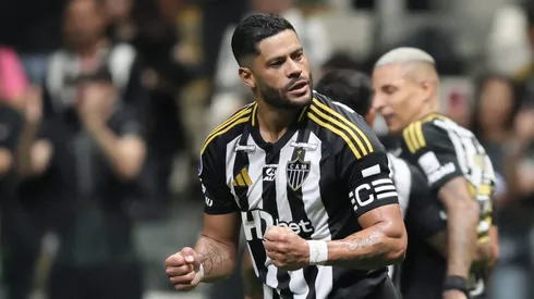 Hulk comemorando gol pelo Atlético-MG. Foto: Gilson Lobo/AGIF