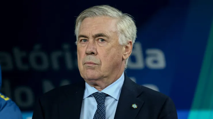 SP - SAO PAULO - 09/07/2025 - ARQUIVO, CARLO ANCELOTTI - Foto de arquivo de Carlo Ancelotti. O tecnico da selecao brasileira e acusado de fraudar o Tesouro Publico na Espanha. Foto: Marlon Costa/AGIF