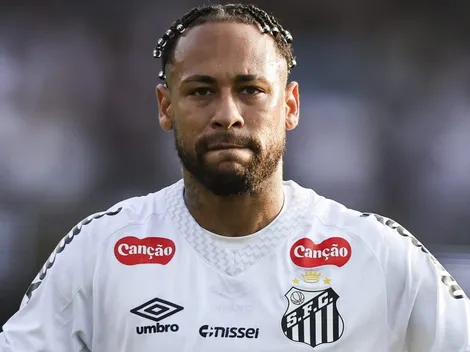 Neymar chora após Santos x Vasco e é consolado por Fernando Diniz