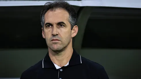 Leo Conde tecnico do Ceara durante partida contra o Palmeiras no estadio Arena Allianz Parque pelo campeonato Copa Do Brasil 2025. Foto: Fabio Giannelli/AGIF