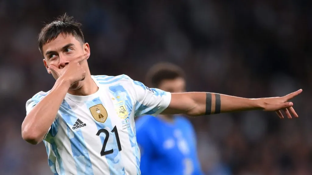 Paulo Dybala em campo pela seleção da Argentina. (Photo by Shaun Botterill/Getty Images)