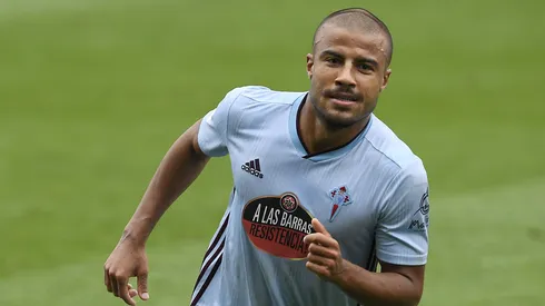 VIGO, SPAIN – JUNE 21: Rafinha of Celta Vigo celebrates after scoring his team's third goal during the Liga match between RC Celta de Vigo and Deportivo Alaves at Abanca-Balaídos on June 21, 2020 in Vigo, Spain. (Photo by Octavio Passos/Getty Images)
