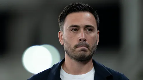 Davide Ancelotti durante confronto contra o Palmeiras no Campeonato Brasileiro 2025.