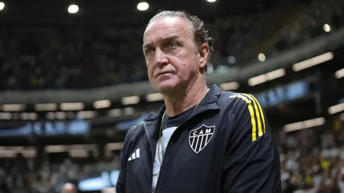 MG – BELO HORIZONTE – 14/08/2025 – COPA SUL-AMERICANA 2025, ATLETICO-MG X GODOY CRUZ – Cuca tecnico do Atletico-MG durante partida contra o Godoy Cruz no estadio Arena MRV pelo campeonato Copa Sul-americana 2025. Foto: Gilson Lobo/AGIF