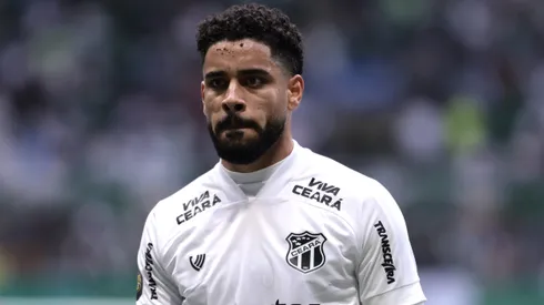 SP – SAO PAULO – 10/08/2025 – BRASILEIRO A 2025, PALMEIRAS X CEARA – Matheus Bahia jogador do Ceara durante partida contra o Palmeiras no estadio Arena Allianz Parque pelo campeonato Brasileiro A 2025. Foto: Marcello Zambrana/AGIF