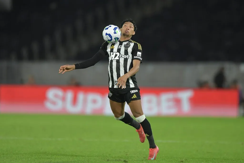 RJ – RIO DE JANEIRO – 31/07/2025 – COPA DO BRASIL 2025, FLAMENGO X ATLETICO-MG – Rony jogador do Atletico-MG durante partida contra o Flamengo no estadio Maracana pelo campeonato Copa Do Brasil 2025. Foto: Thiago Ribeiro/AGIF