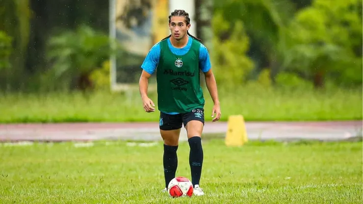 Pedrinho, jogador do Grêmio. Foto: Angelo Pieretti/Grêmio