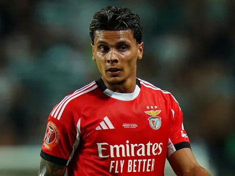 Ex-Palmeiras, Richard Ríos brilha pelo Benfica na Champions League