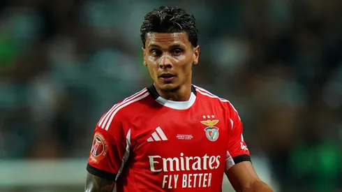 Richard Ríos em campo pelo Venfica. (Photo by Gualter Fatia/Getty Images)