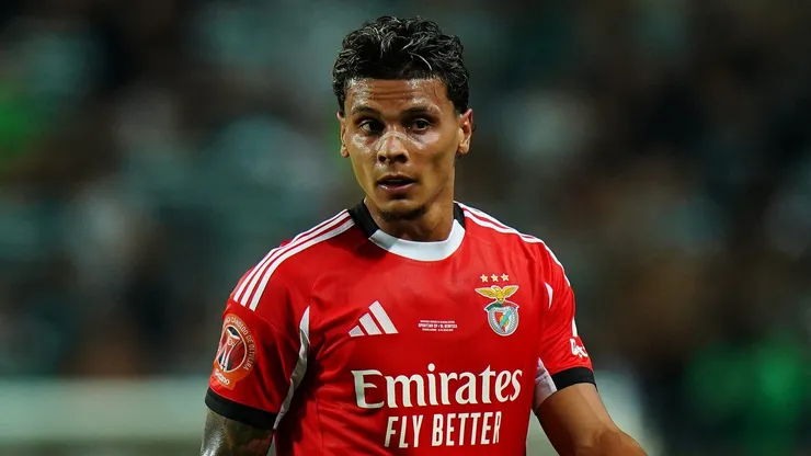 Richard Ríos em campo pelo Venfica. (Photo by Gualter Fatia/Getty Images)