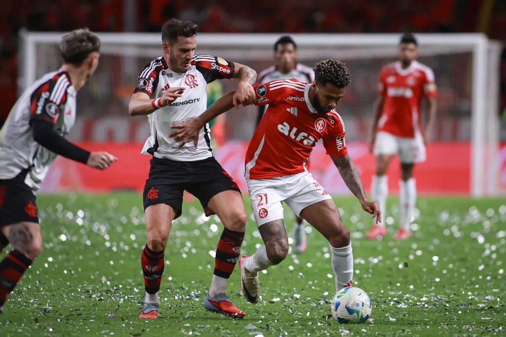 Internacional x Flamengo pela Libertadores 2025. Foto: Maxi Franzoi/AGIF