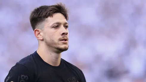 Garro jogador do Corinthians durante partida contra o Vasco no estadio Arena Corinthians pelo campeonato Brasileiro A 2024.