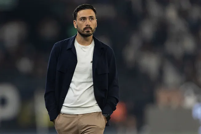 Davide Ancelotti comandando o Botafogo –  (Photo by Ruano Carneiro/Getty Images)