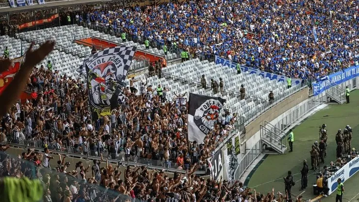 Atlético-MG x Cruzeiro - torcidas. Foto: Pedro Souza/Atlético-MG