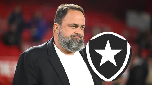 NOTTINGHAM, ENGLAND – JANUARY 14: Evangelos Marinakis, Greek Businessman and owner of Nottingham Forest, looks on prior to the Premier League match between Nottingham Forest FC and Liverpool FC at City Ground on January 14, 2025 in Nottingham, England. (Photo by Michael Regan/Getty Images)
