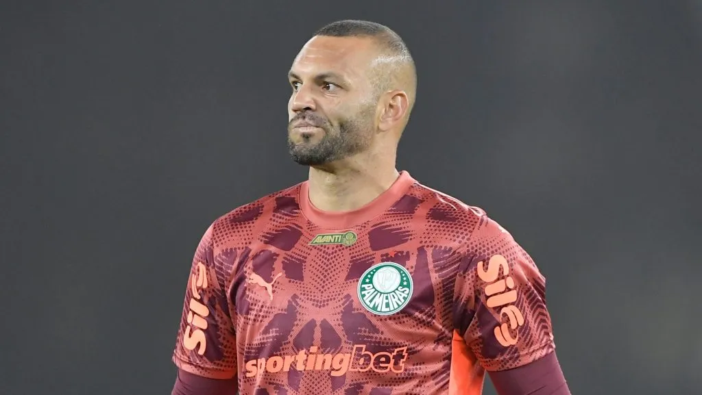 Weverton, goleiro do Palmeiras. Foto: Thiago Ribeiro/AGIF