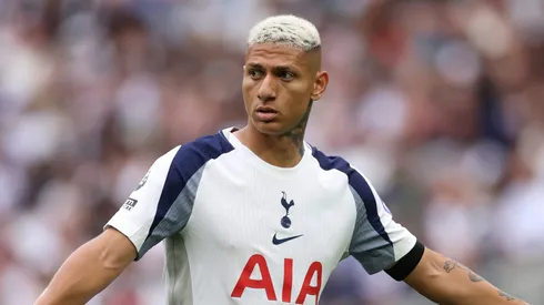 Richarlison, atacante do Tottenham. Foto: Justin Setterfield/Getty Images
