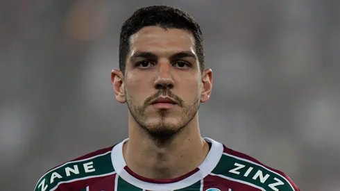 RJ – RIO DE JANEIRO – 19/08/2023 – BRASILEIRO A 2023, FLUMINENSE X AMERICA-MG – Nino jogador do Fluminense durante partida contra o America-MG no estadio Maracana pelo campeonato Brasileiro A 2023. Foto: Thiago Ribeiro/AGIF