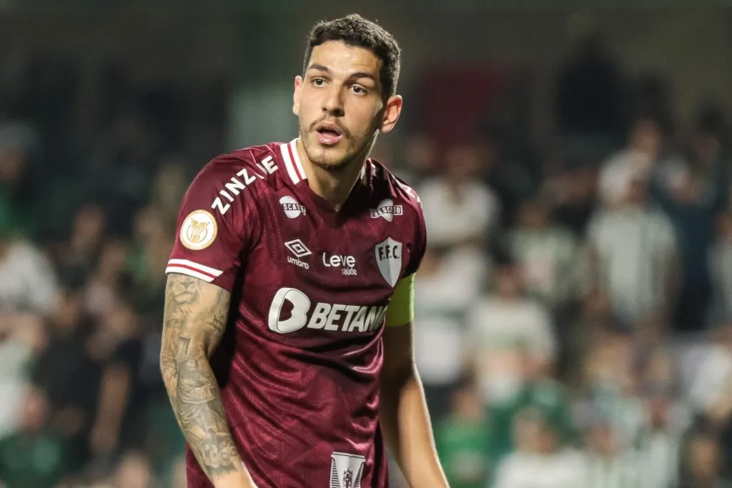 PR – CURITIBA – 24/07/2023 – BRASILEIRO A 2023, CORITIBA X FLUMINENSE – Nino jogador do Fluminense durante partida contra o Coritiba no estadio Couto Pereira pelo campeonato Brasileiro A 2023. Foto: Robson Mafra/AGIF
